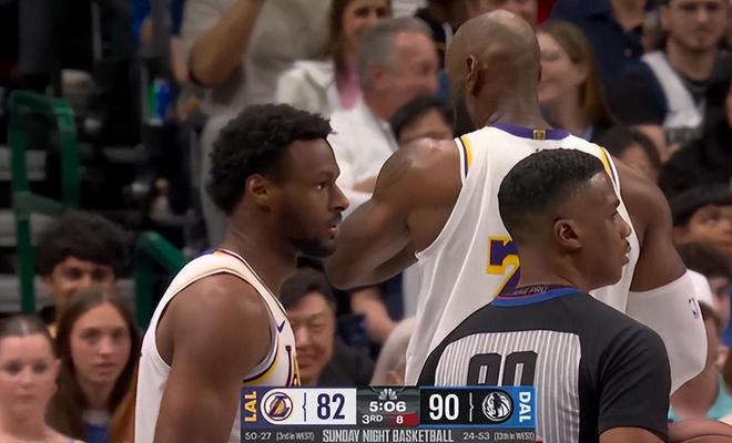 勒布朗独挑大梁湖人惨败独行侠 掘金追平战绩西